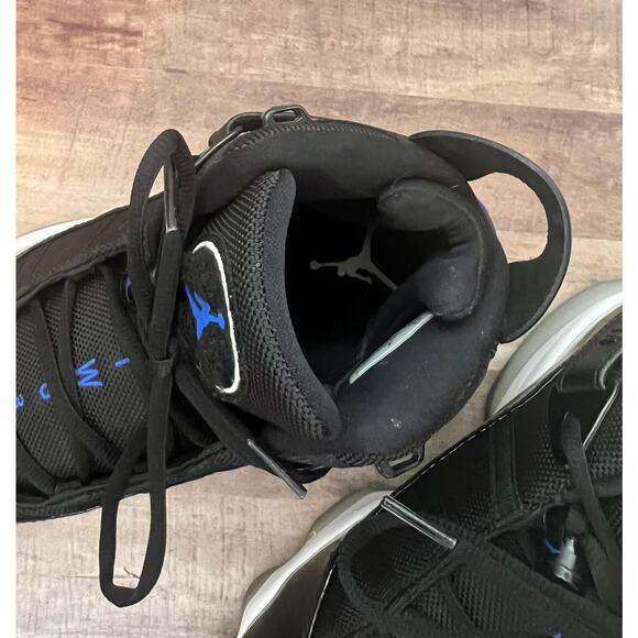 Air Jordan 6 Rings Black / Blue sz 7.5 - Picture 4 of 6